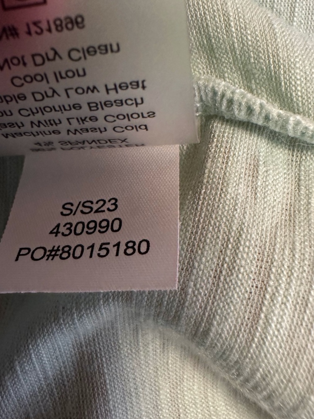 Title Nine Ravine Muscle Tank S Ombre Green Dip Dye NWOT 430990 - Picture 6 of 7